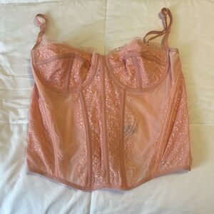 Pink corset